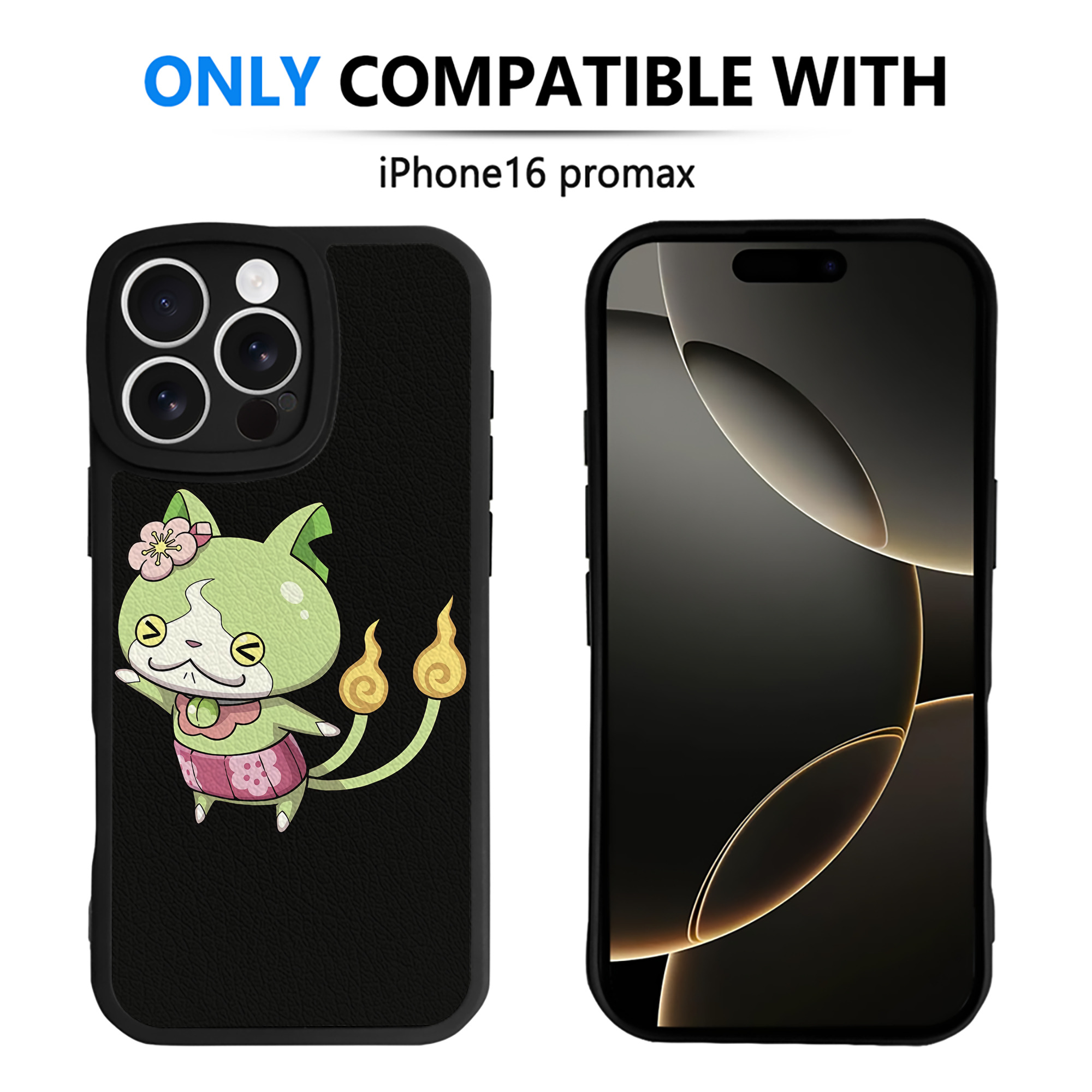（画像用） 妖怪ウォッチ Yo-kai Watch 【iPhone 16シリーズ対応】シリコンスマホケース（レザー調） 材質：シリコン